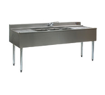 Eagle Group B4C-2-22 Underbar Sink Unit, 2 Compartment, 48"W x 24"D