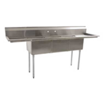 Eagle Group BPS-1854-3-18-FE " W Three Compartment Sink