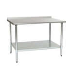 Eagle Group BPT-2472B-UT Work Table with Stainless Steel Top - 72"W x 24"D