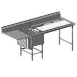 Eagle Group FNP2820-1-24R-48TL 94" W One Compartment Sink With Right-hand Drainboard