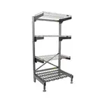 Eagle Group Q1836V76-4D Q-LEVER Cantilever Shelving Unit,  4-tier,  40"W x 23"D x 76"H overall size