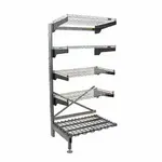 Eagle Group Q1860V76A-5D Q-LEVER Cantilever Add-On Shelving Unit,  5-tier,  61-1/2"W x 23"D x 76"H overall size