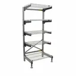 Eagle Group Q1860V86-5 Q-LEVER Cantilever Shelving Unit,  5-tier,  64"W x 23"D x 86"H overall size