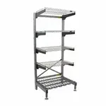 Eagle Group Q1860V86-5D Q-LEVER Cantilever Shelving Unit,  5-tier,  64"W x 23"D x 86"H overall size