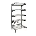 Eagle Group Q3036VG76-5 Q-LEVER Cantilever Shelving Unit,  5-tier,  40"W x 35"D x 76"H overall size