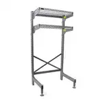 Eagle Group Q3036VG76-OS Q-LEVER Overhead Storage Station,  (2) adjustable shelves with Valu-Gard® green epoxy finish