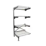 Eagle Group Q3036VG76A-4 Q-LEVER Cantilever Add-On Shelving Unit,  4-tier,  37-1/2"W x 35"D x 76"H overall size