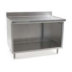 Eagle Group UOB3096SEM Open Front Cabinet Base Work Table with Stainless Steel Top