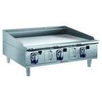 Electrolux Professional 169183 EMPower 36.03'' Countertop Gas Griddle with Thermostatic Controls - 78,000 BTU