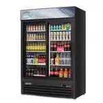 Everest Refrigeration EMGR48B 53.13'' Refrigerated Glass Door Merchandiser