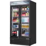 Everest Refrigeration EMSGR33B
 39.38'' 

 Section

Refrigerated Glass Door Merchandiser