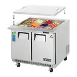 Everest Refrigeration EOTPS2 35.63'' Mega Top Refrigerated Salad / Sandwich Prep Table