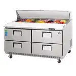 Everest Refrigeration EPBNR2-D4 47.5'' Refrigerated Salad / Sandwich Prep Table