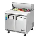 Everest Refrigeration EPBNSR2 35.63'' Refrigerated Salad / Sandwich Prep Table