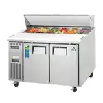 Everest Refrigeration EPR2-24 47.5'' Refrigerated Salad / Sandwich Prep Table