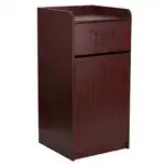 Flash Furniture MT-M8520-TRA-MAH-GG Trash Receptacle