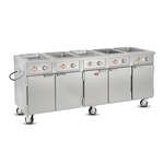 FWE / Food Warming Equipment Co., Inc. HLC-5W6-7H-35-DRN Handy Line Serving Counter, Hot Food, Electric