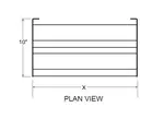 Glastender C-DR-13 CHOICE Double Speed Rail