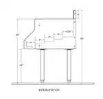 Glastender C-LD-12 CHOICE Underbar Liquor Bottle Display Unit