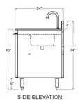 Glastender C-SC-24L CHOICE Sink Cabinet