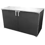 Glastender C1RL72 2 Door Refrigerated Back Bar Storage Cabinet