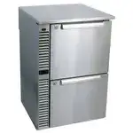 Glastender C1SB44 2 Door Refrigerated Back Bar Storage Cabinet