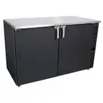 Glastender C1SL36 2 Door Refrigerated Back Bar Storage Cabinet