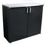 Glastender CS1RB60 2 Door Refrigerated Back Bar Storage Cabinet