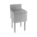 Glastender DBA-12 Stainless Steel Underbar Drain Workboard Unit, Freestanding, 12" x 19"