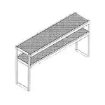 Glastender DOS/SS-66 Double Overshelf