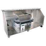 Glastender PBGR90-12 Stainless Steel Portable Bar