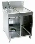 Glastender SWB-24L-C Underbar Wet Waste Sink