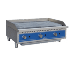 Globe GCB36G-RK Lava Rocks Charbroiler, Gas, Countertop