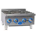 Globe GHP24G 4 Burner Hotplate, Countertop, Gas