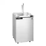 Hoshizaki DD24-S 1 Tap 1/2 Barrel Draft Beer Cooler - Stainless Steel, 1 Keg Capacity, 115 Volts