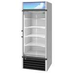 Hoshizaki RM-26-HC 30'' Silver 1 Section Swing Refrigerated Glass Door Merchandiser