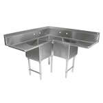 John Boos 3PBCS1824-2D18 Pro-Bowl Corner Sink