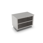 John Boos 4CO4-3672-1S Open Front Cabinet Base Work Table, with 14 Gauge Type 300 Stainless Steel Top, and without Backsplash - 72.00"W x 36.00"D x 35.75"H