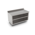 John Boos 4CO4R5-3036-1S Open Front Cabinet Base Work Table, with 14 Gauge Type 300 Stainless Steel Top, and 5" Backsplash - 36.00"W x 30.00"D x 40.75"H