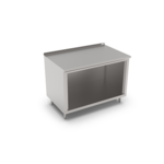 John Boos 4CO6R1.5-3048 Open Front Cabinet Base Work Table, with 16 Gauge Type 300 Stainless Steel Top, and 1 1/2" Backsplash - 48.00"W x 30.00"D x 37.25"H