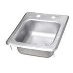 John Boos PB-DISINK090905 Pro-Bowl Type 300 Stainless Steel 9" x 9" x 5" 1 Compartment Drop-In Sink / Faucet Not Included