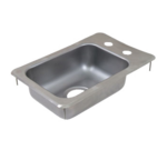 John Boos PB-DISINK101405 Pro-Bowl Type 300 Stainless Steel 10" x 14" x 5" 1 Compartment Drop-In Sink / Faucet Not Included