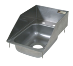 John Boos PB-DISINK101405-SSLR Pro-Bowl Type 300 Stainless Steel 10" x 14" x 5" 1 Compartment Drop-In Sink / Faucet Not Included