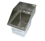 John Boos PB-DISINK101410-SSLR Pro-Bowl Type 300 Stainless Steel 10" x 14" x 10" 1 Compartment Drop-In Sink / Faucet Not Included