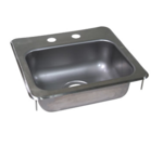 John Boos PB-DISINK151506-X Pro-Bowl Type 300 Stainless Steel 15" x 15" x 6" 1 Compartment Drop-In Sink / Faucet Not Included