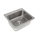 John Boos PB-DISINK201608-X Pro-Bowl Type 300 Stainless Steel 20" x 16" x 8" 1 Compartment Drop-In Sink / Faucet Not Included