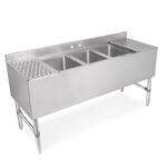 John Boos UBS3-2184-2D24 Underbar Sink Units