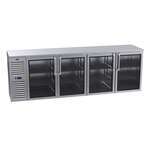 Krowne Metal BS108 4 Door Refrigerated Back Bar Storage Cabinet