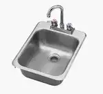 Krowne Metal HS-1317 1 Compartment Stainless Steel Sink, Drop-In