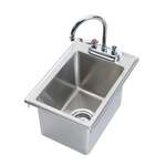 Krowne Metal HS-1419 1 Compartment Stainless Steel Sink, Drop-In